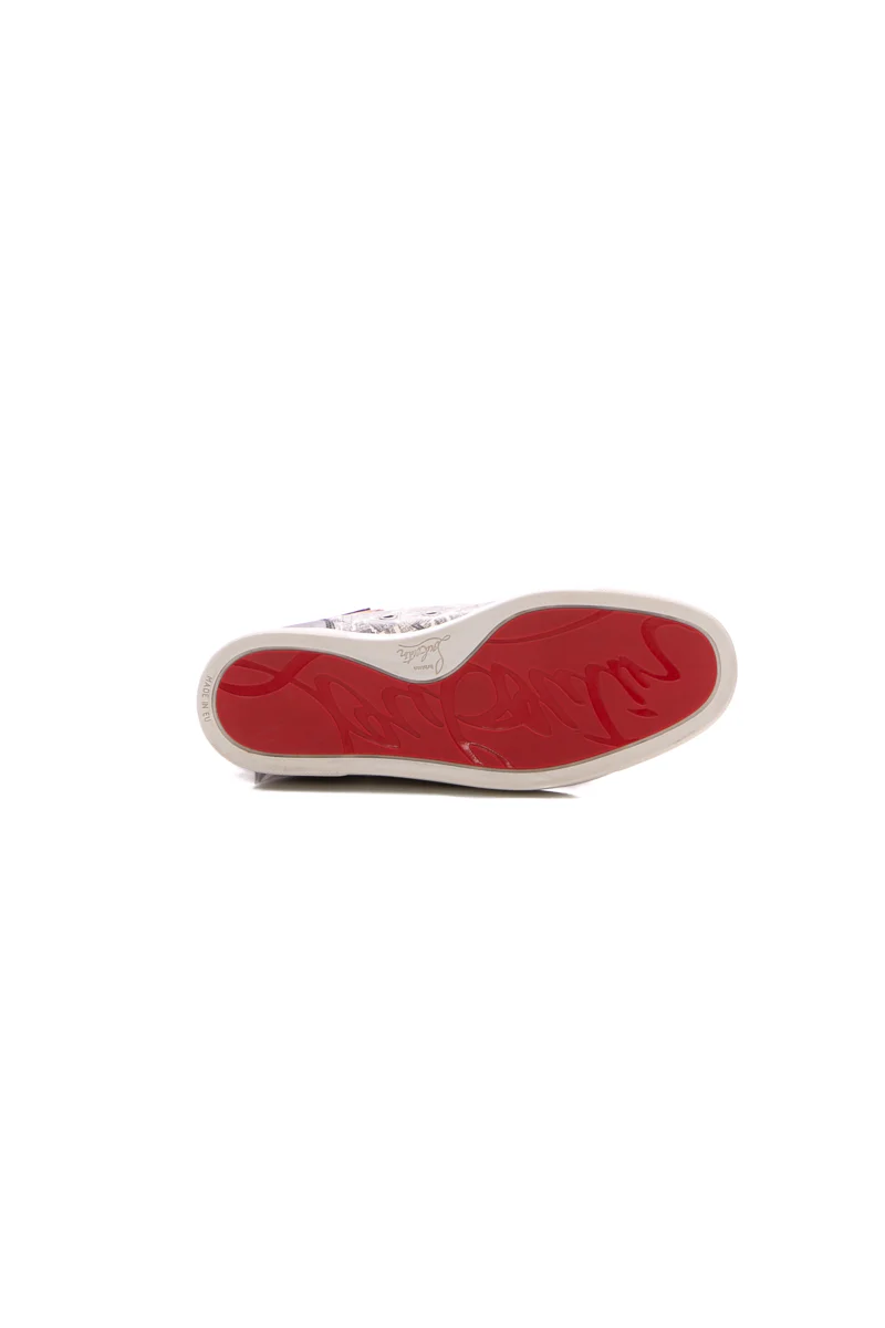 Flat Calf Plan De Paris High Top Sneakers - Size 40 - Image 4