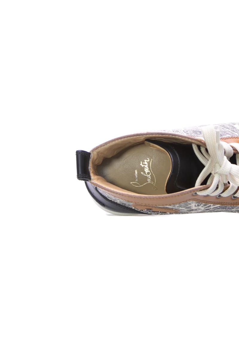 Flat Calf Plan De Paris High Top Sneakers - Size 40 - Image 7