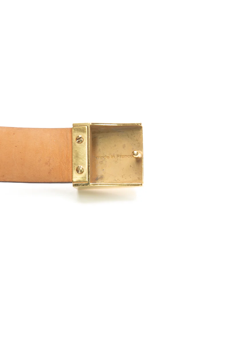 Vintage Ceinture Carre Belt - Size 30 - Image 8